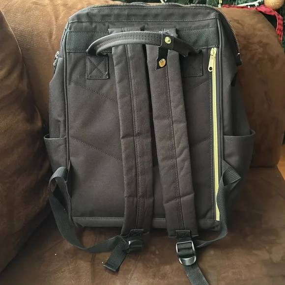 Himawari black backpack with connector port - good condition - laptop bag - Picture 3 of 10